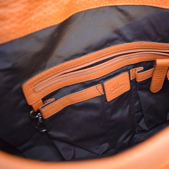Cole Haan Orange Leather hobo bag - Picture 12 of 15